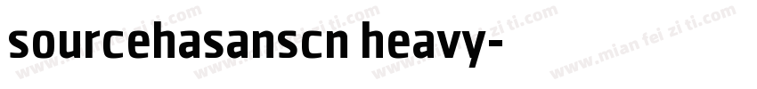 sourcehasanscn heavy字体转换